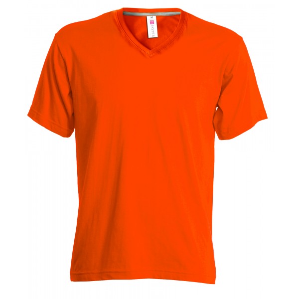 TEE-SHIRT HOMME COL V 150G COULEUR