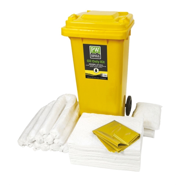 KIT ABSORBANT PW SPILL 120 LITRES HYDROCARBURES